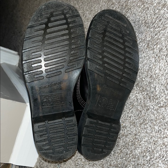 Dr. Martens Black and Red Boots - Picture 7 of 8